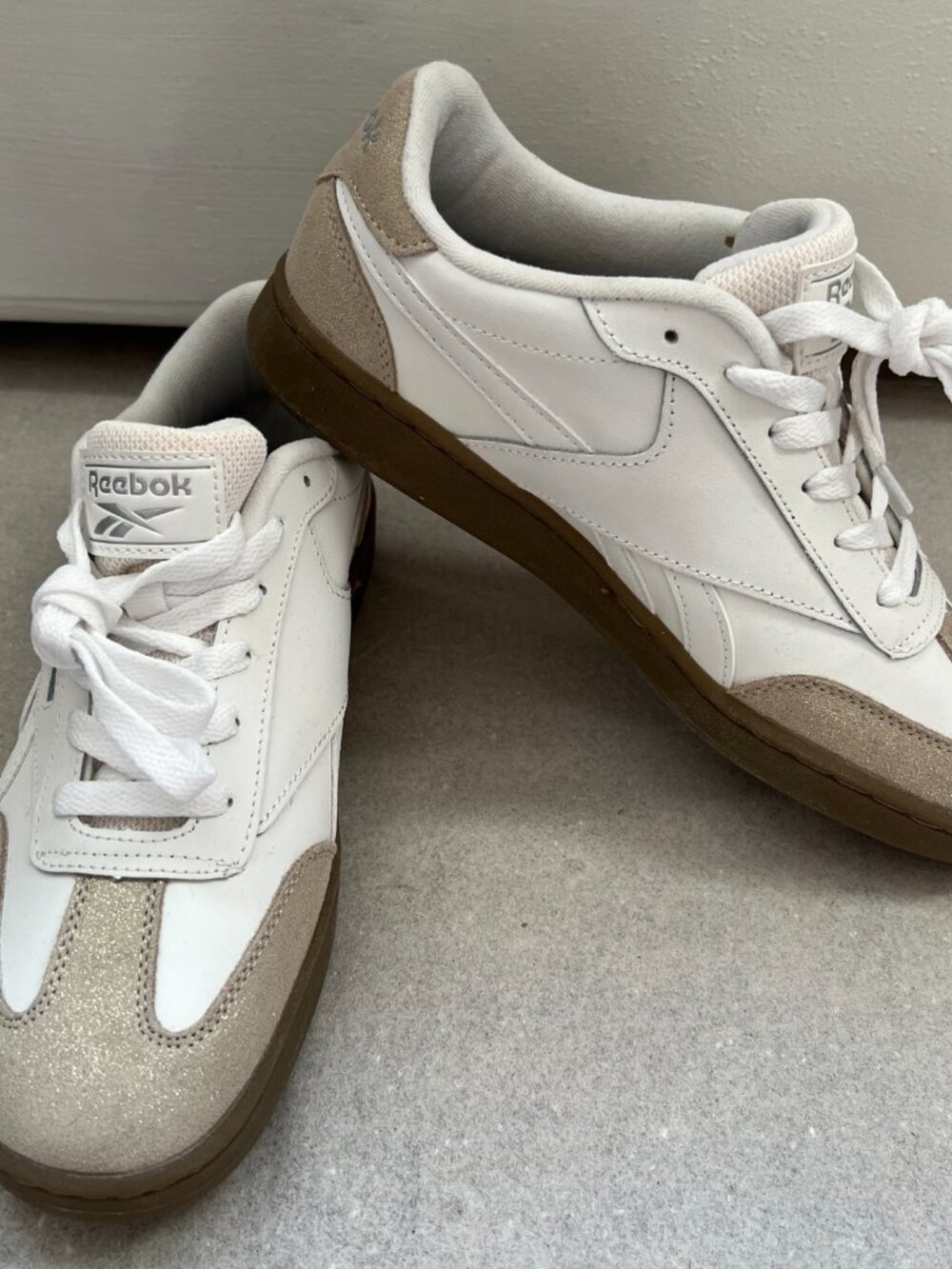 Reebok Forte Lounger Women's Size 7.5 White/Cream/Black 30252WWCB Sneaker Shoe